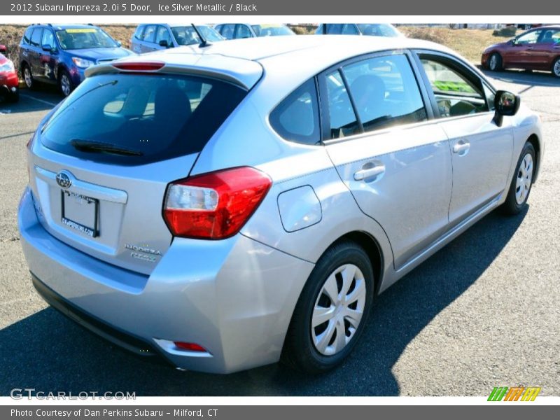 Ice Silver Metallic / Black 2012 Subaru Impreza 2.0i 5 Door