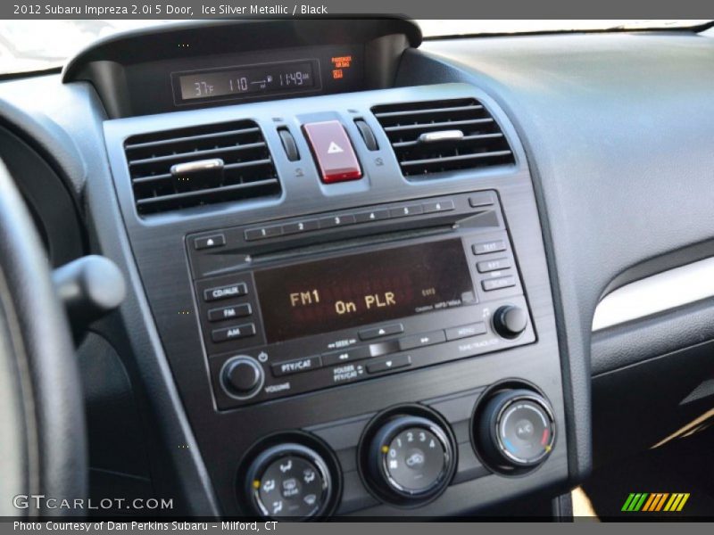 Ice Silver Metallic / Black 2012 Subaru Impreza 2.0i 5 Door