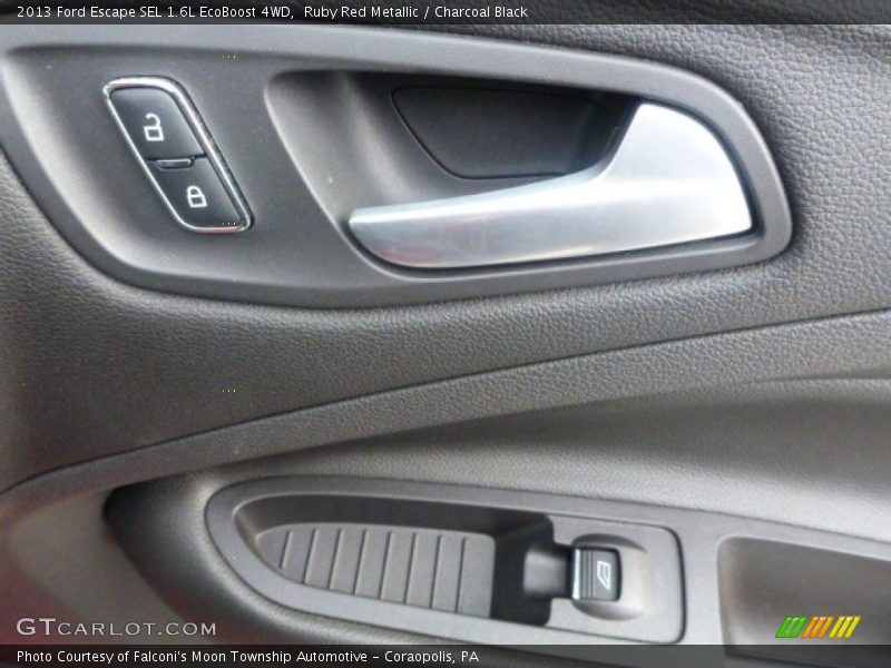 Ruby Red Metallic / Charcoal Black 2013 Ford Escape SEL 1.6L EcoBoost 4WD