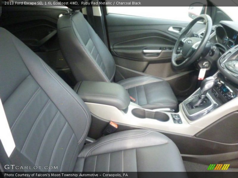 Ruby Red Metallic / Charcoal Black 2013 Ford Escape SEL 1.6L EcoBoost 4WD