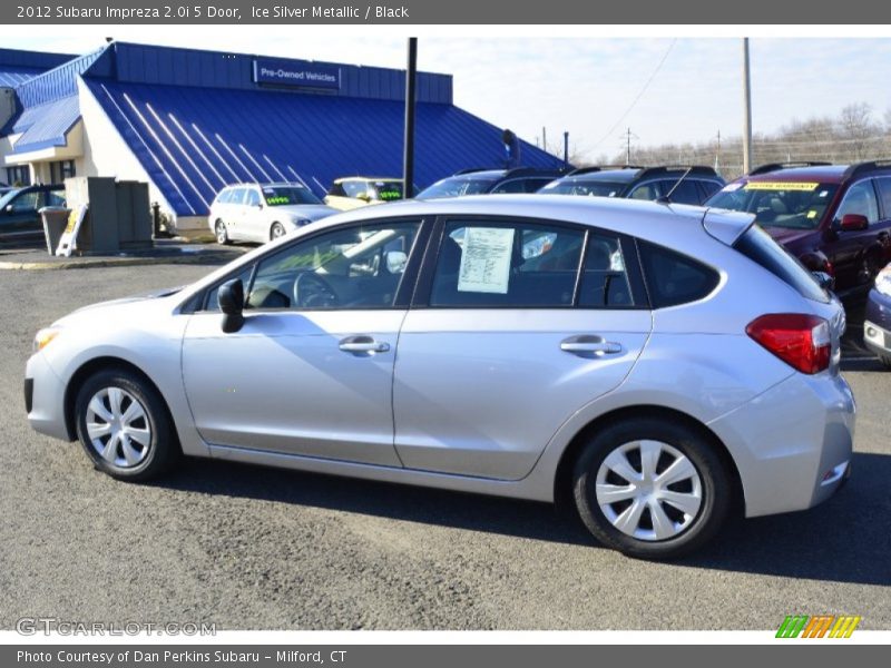 Ice Silver Metallic / Black 2012 Subaru Impreza 2.0i 5 Door