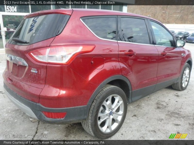 Ruby Red Metallic / Charcoal Black 2013 Ford Escape SEL 1.6L EcoBoost 4WD