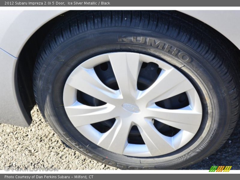 Ice Silver Metallic / Black 2012 Subaru Impreza 2.0i 5 Door