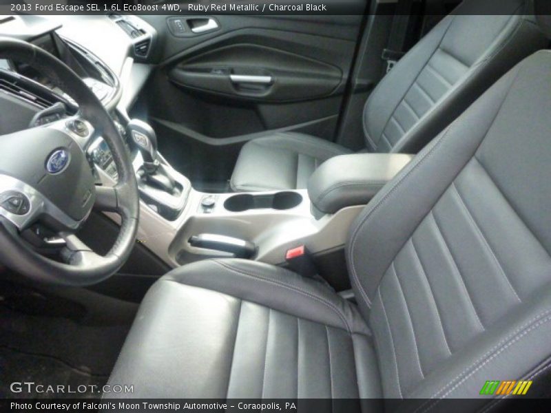 Ruby Red Metallic / Charcoal Black 2013 Ford Escape SEL 1.6L EcoBoost 4WD