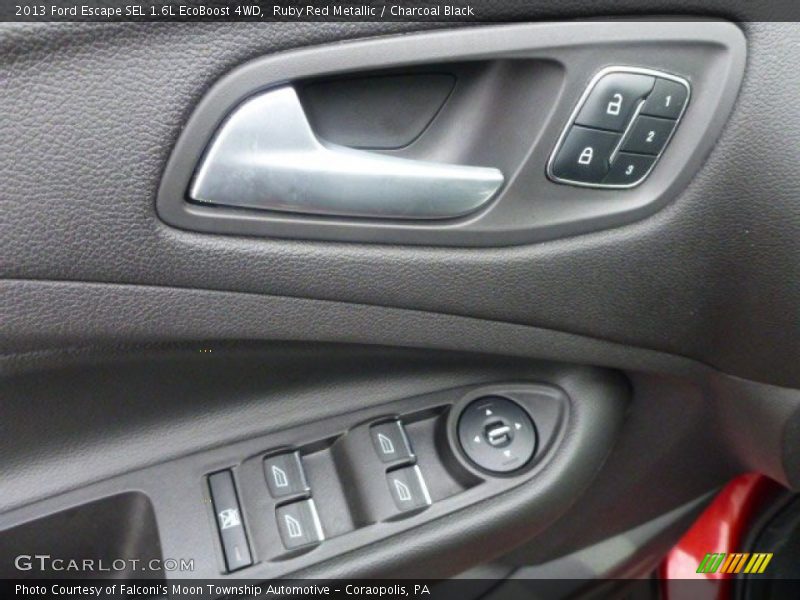 Ruby Red Metallic / Charcoal Black 2013 Ford Escape SEL 1.6L EcoBoost 4WD