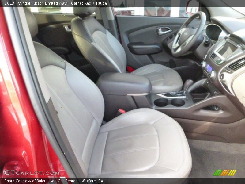 Garnet Red / Taupe 2013 Hyundai Tucson Limited AWD