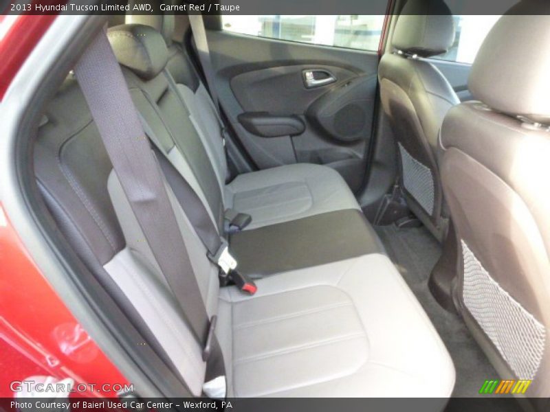 Garnet Red / Taupe 2013 Hyundai Tucson Limited AWD