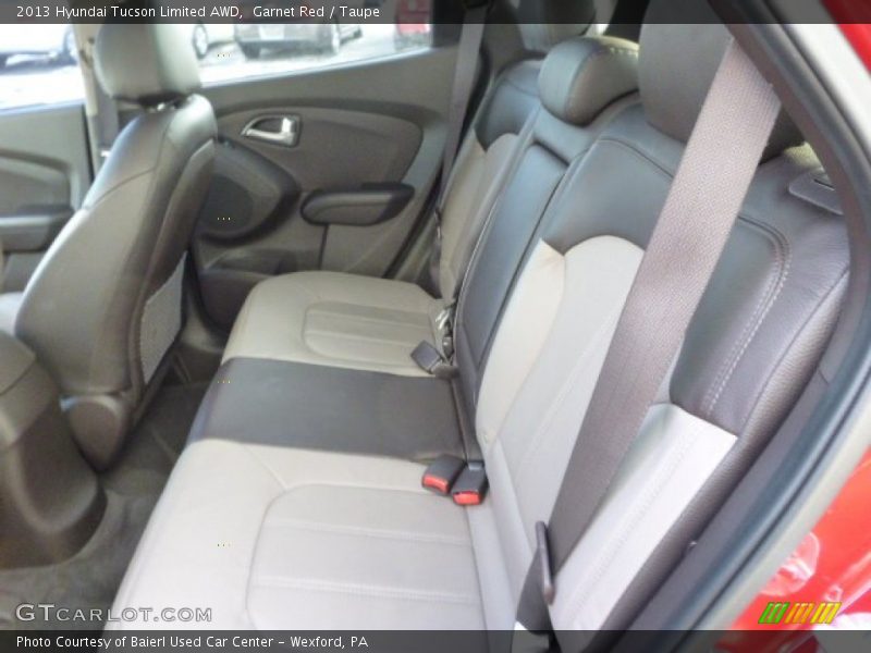 Garnet Red / Taupe 2013 Hyundai Tucson Limited AWD