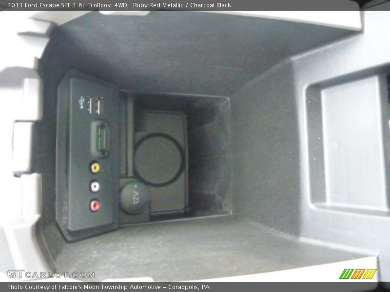 Ruby Red Metallic / Charcoal Black 2013 Ford Escape SEL 1.6L EcoBoost 4WD