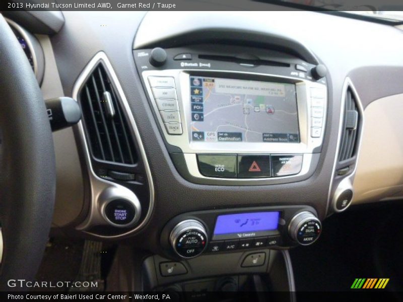 Garnet Red / Taupe 2013 Hyundai Tucson Limited AWD