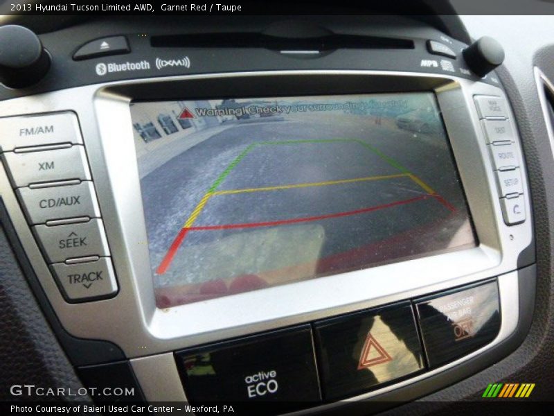 Garnet Red / Taupe 2013 Hyundai Tucson Limited AWD