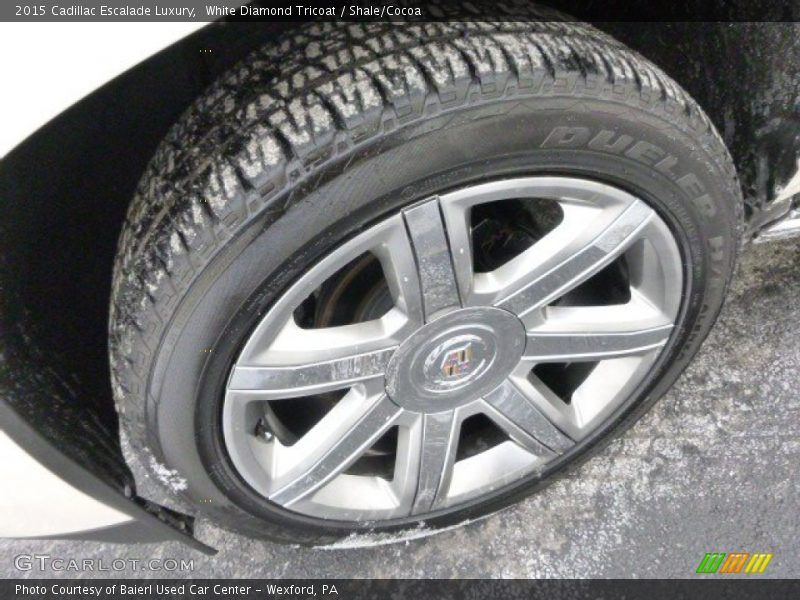White Diamond Tricoat / Shale/Cocoa 2015 Cadillac Escalade Luxury