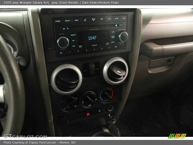 Jeep Green Metallic / Dark Khaki/Medium Khaki 2008 Jeep Wrangler Sahara 4x4