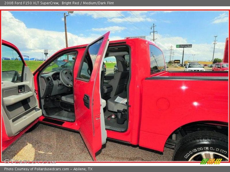 Bright Red / Medium/Dark Flint 2008 Ford F150 XLT SuperCrew