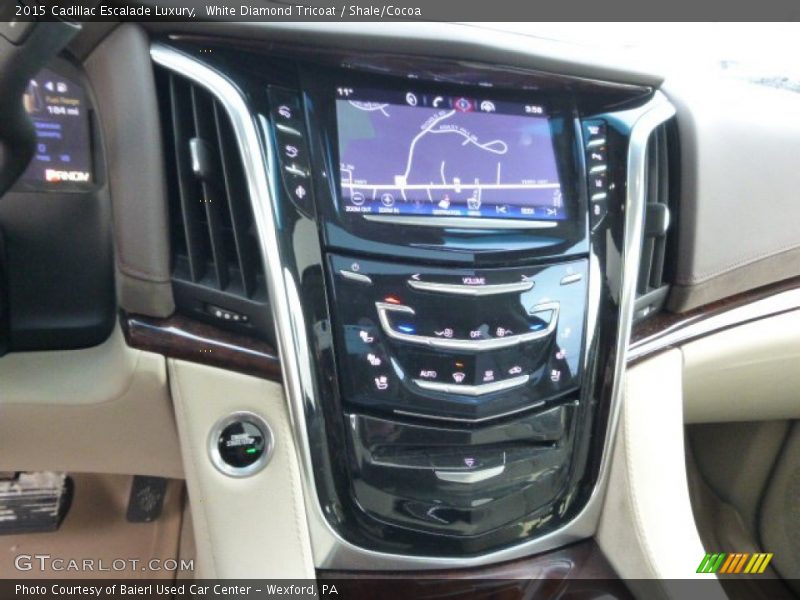 White Diamond Tricoat / Shale/Cocoa 2015 Cadillac Escalade Luxury