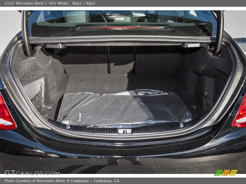 Black / Black 2015 Mercedes-Benz C 400 4Matic