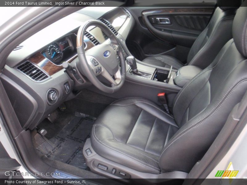 Ingot Silver / Charcoal Black 2014 Ford Taurus Limited