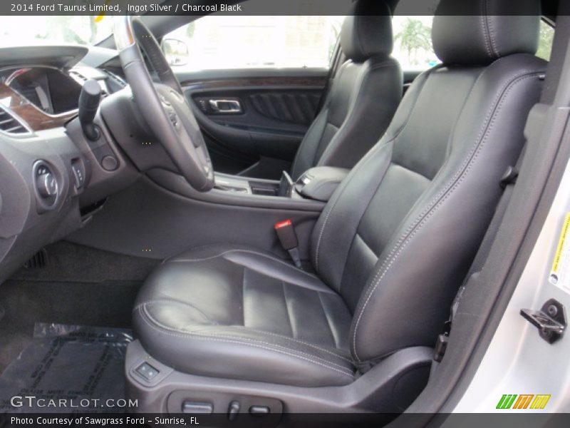 Ingot Silver / Charcoal Black 2014 Ford Taurus Limited