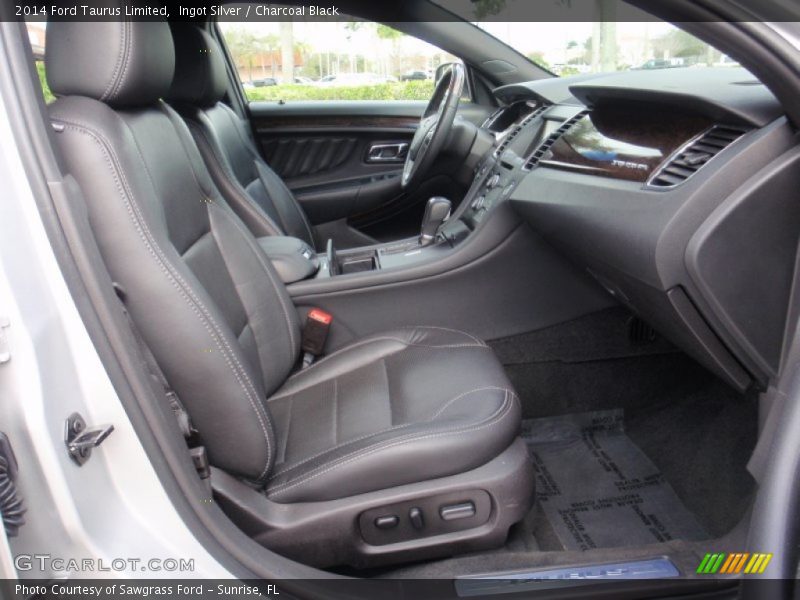 Ingot Silver / Charcoal Black 2014 Ford Taurus Limited