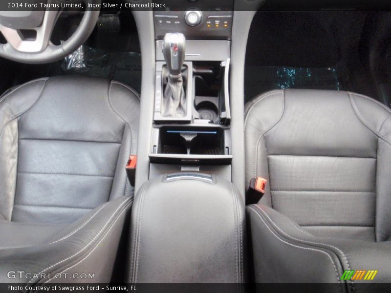 Ingot Silver / Charcoal Black 2014 Ford Taurus Limited