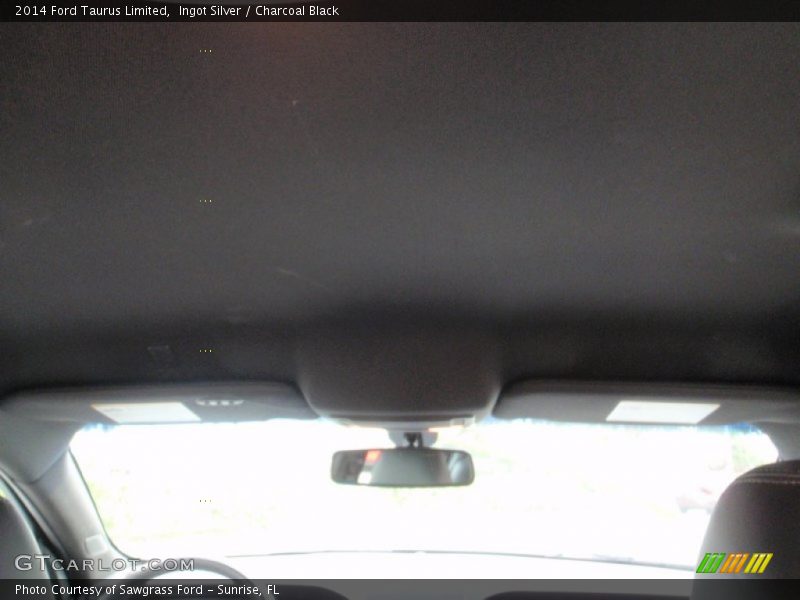 Ingot Silver / Charcoal Black 2014 Ford Taurus Limited