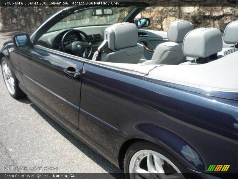 Monaco Blue Metallic / Grey 2006 BMW 3 Series 330i Convertible