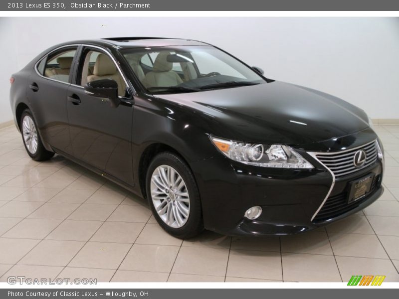 Obsidian Black / Parchment 2013 Lexus ES 350