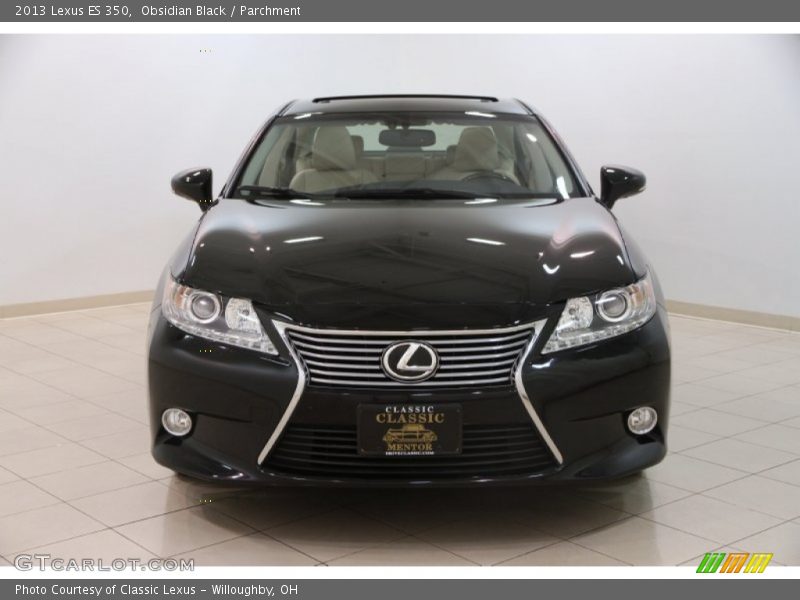 Obsidian Black / Parchment 2013 Lexus ES 350