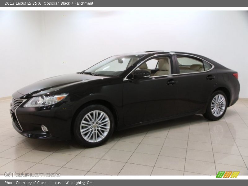 Obsidian Black / Parchment 2013 Lexus ES 350