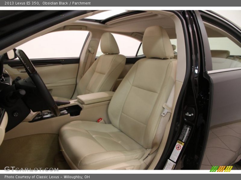 Obsidian Black / Parchment 2013 Lexus ES 350
