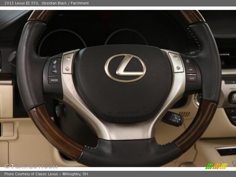 Obsidian Black / Parchment 2013 Lexus ES 350