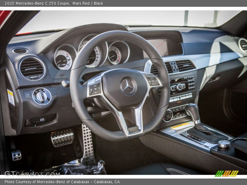 Mars Red / Black 2015 Mercedes-Benz C 250 Coupe