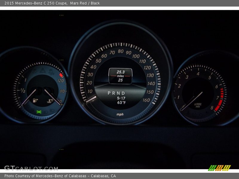  2015 C 250 Coupe 250 Coupe Gauges