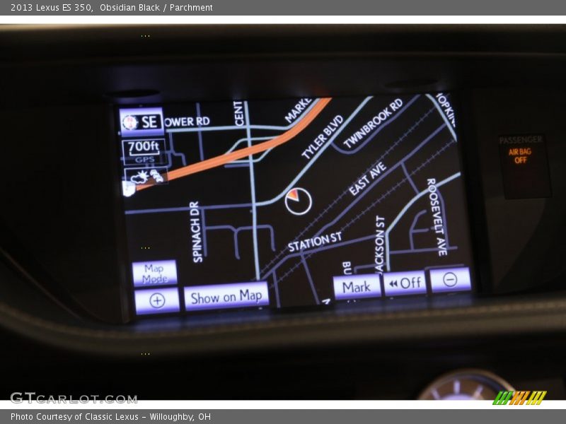 Obsidian Black / Parchment 2013 Lexus ES 350