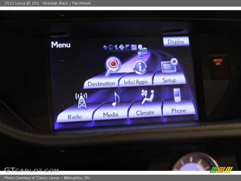 Obsidian Black / Parchment 2013 Lexus ES 350