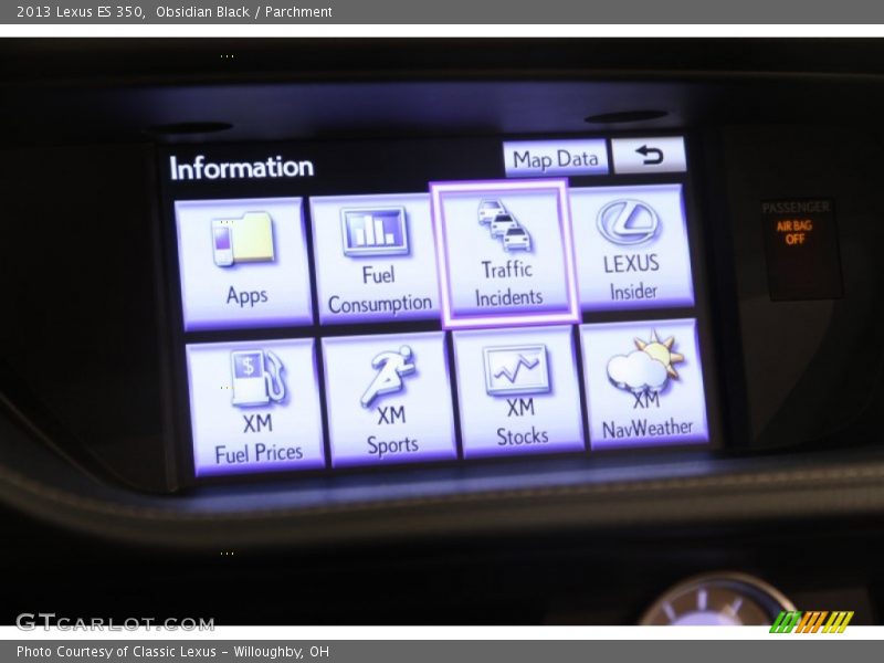 Obsidian Black / Parchment 2013 Lexus ES 350