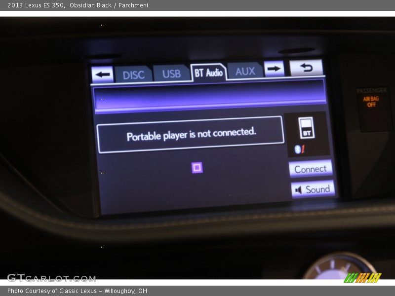 Obsidian Black / Parchment 2013 Lexus ES 350