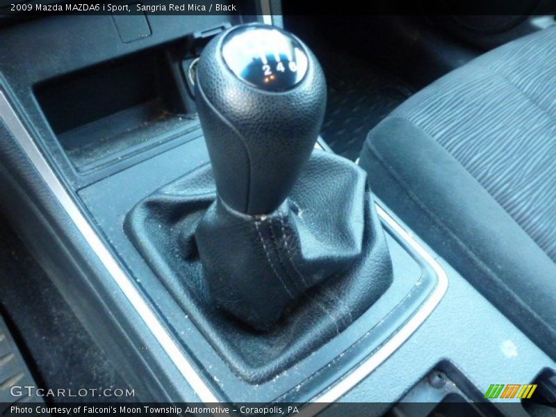 Sangria Red Mica / Black 2009 Mazda MAZDA6 i Sport