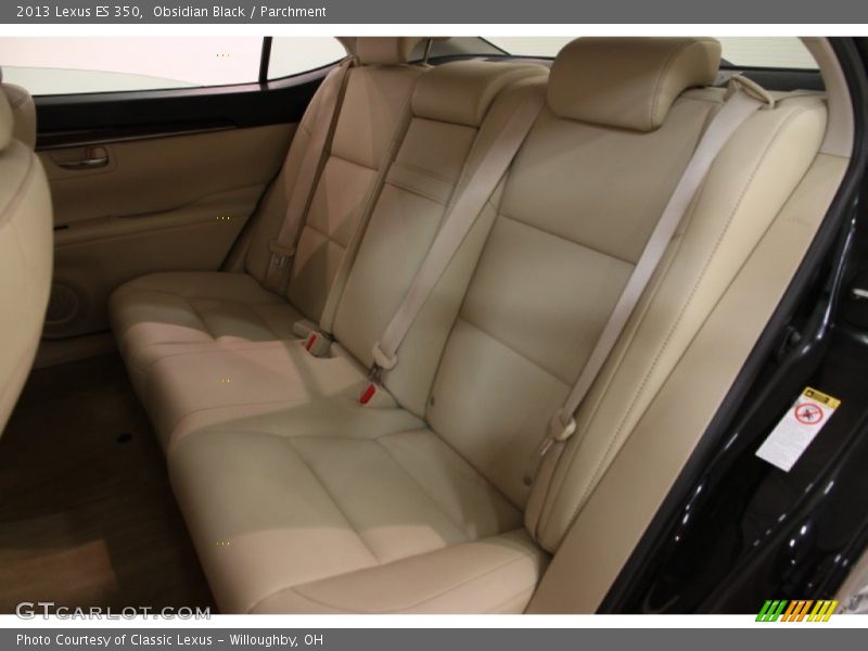 Obsidian Black / Parchment 2013 Lexus ES 350