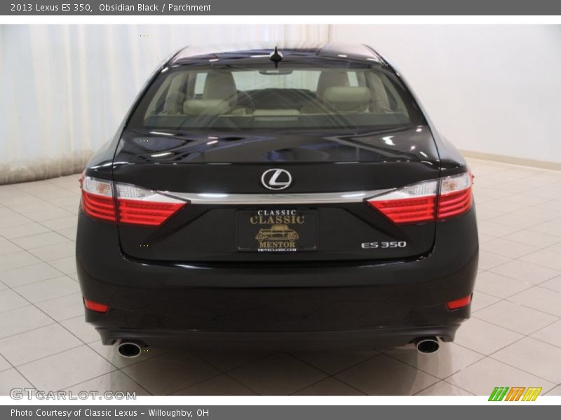 Obsidian Black / Parchment 2013 Lexus ES 350