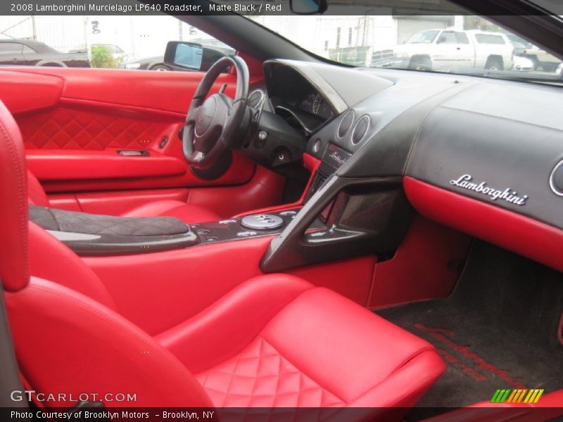  2008 Murcielago LP640 Roadster Red Interior