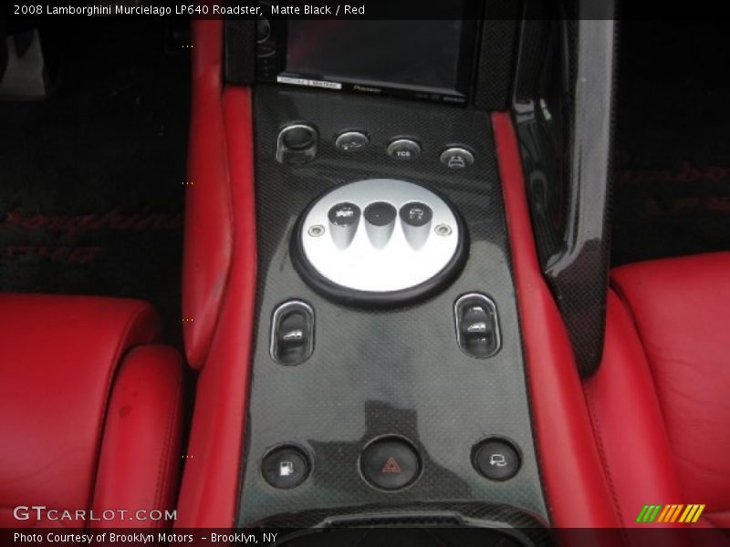 Matte Black / Red 2008 Lamborghini Murcielago LP640 Roadster