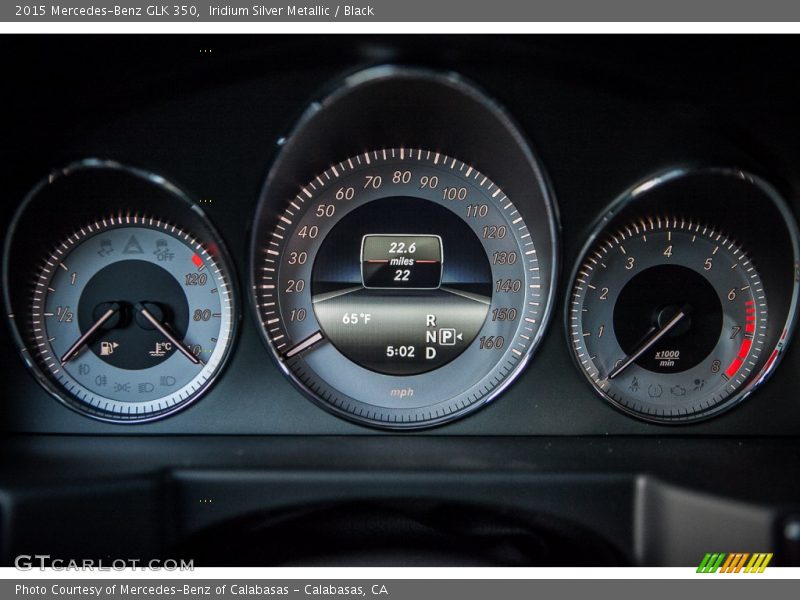 Iridium Silver Metallic / Black 2015 Mercedes-Benz GLK 350