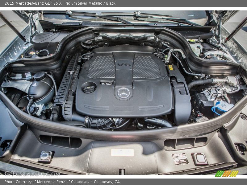Iridium Silver Metallic / Black 2015 Mercedes-Benz GLK 350