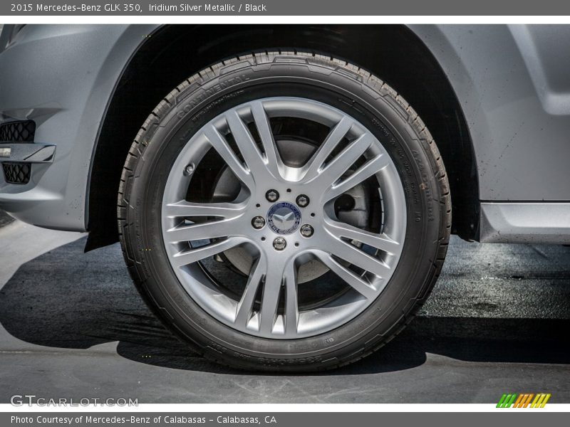 Iridium Silver Metallic / Black 2015 Mercedes-Benz GLK 350