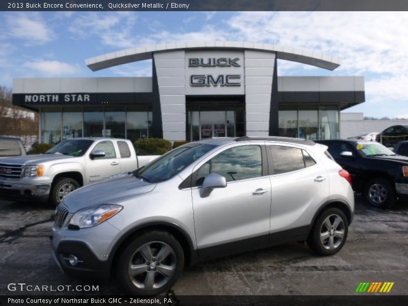 Quicksilver Metallic / Ebony 2013 Buick Encore Convenience