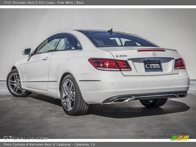 Polar White / Black 2015 Mercedes-Benz E 400 Coupe