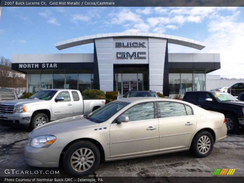 Gold Mist Metallic / Cocoa/Cashmere 2007 Buick Lucerne CX