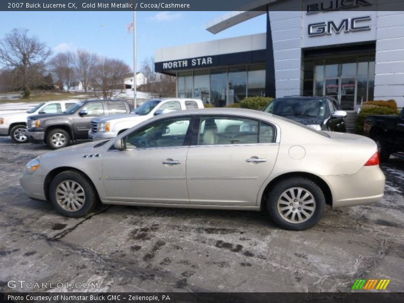 Gold Mist Metallic / Cocoa/Cashmere 2007 Buick Lucerne CX