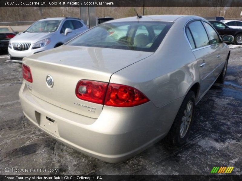 Gold Mist Metallic / Cocoa/Cashmere 2007 Buick Lucerne CX